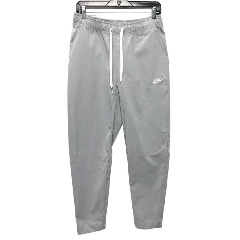 Athletic Pants By Nike In Grey, Size: S