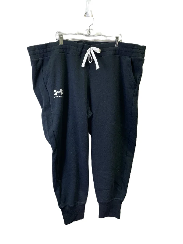 Athletic Pants By Under Armour In Black, Size: 3x