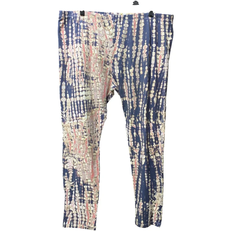 Pants Designer By Johnny Was In Multi-colored, Size: 2x