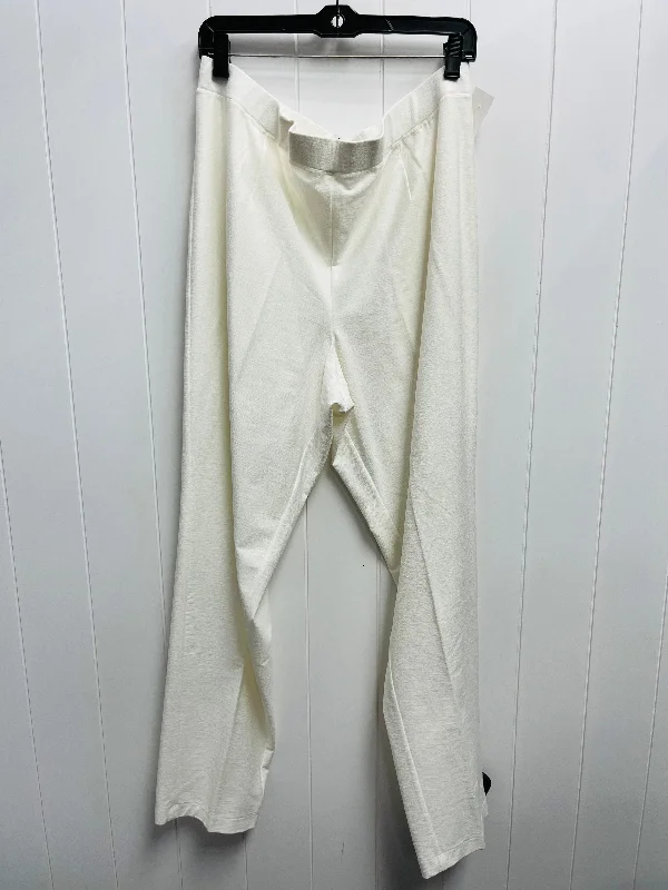 Pants Wide Leg By Eileen Fisher In Cream, Size: 1x