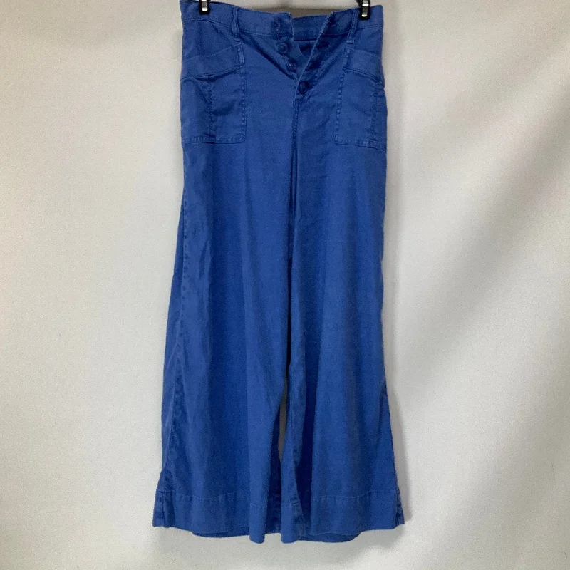 Pants Wide Leg By Evereve In Blue, Size: 0