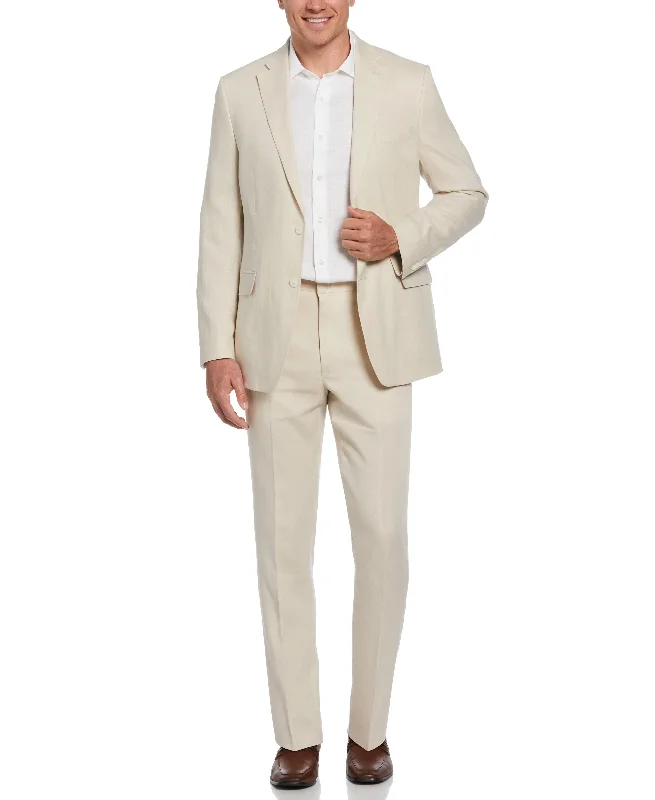 100% Linen Oatmeal Suit