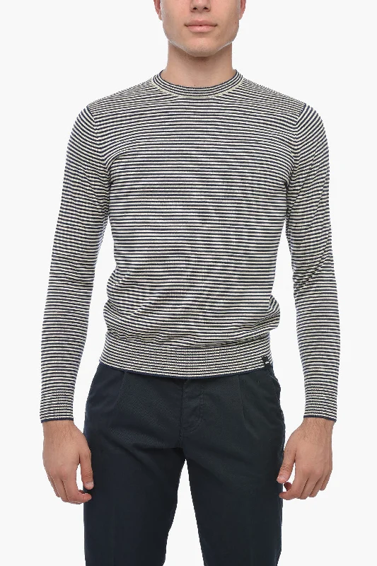 Aspesi Striped Crewnwck Pullover