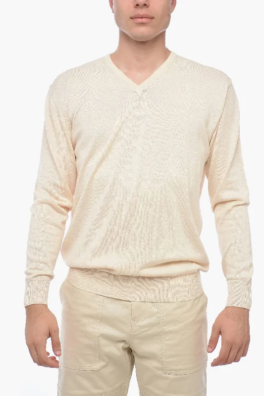 CC Brothers V-Neck Cotton Pullover