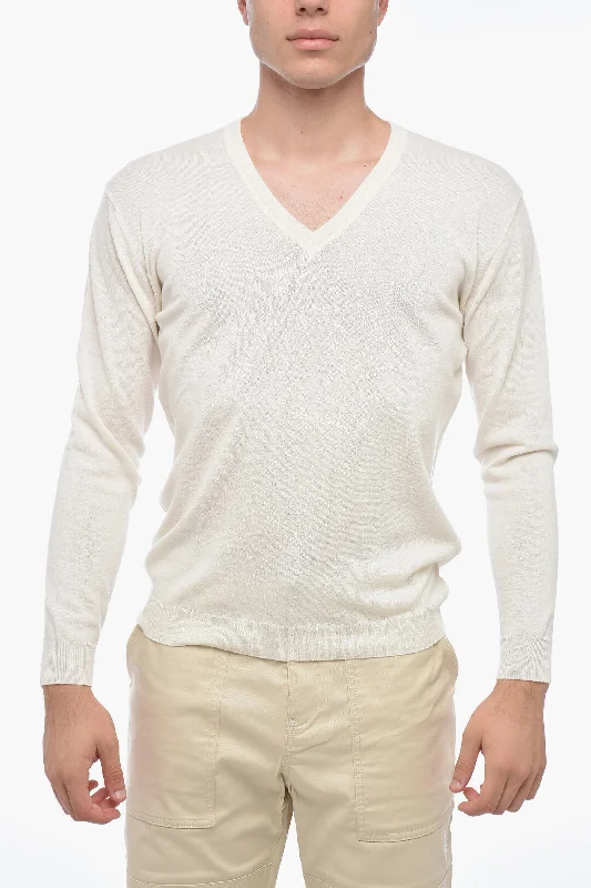 CC Brothers V-Neck Wool Blend Pullover