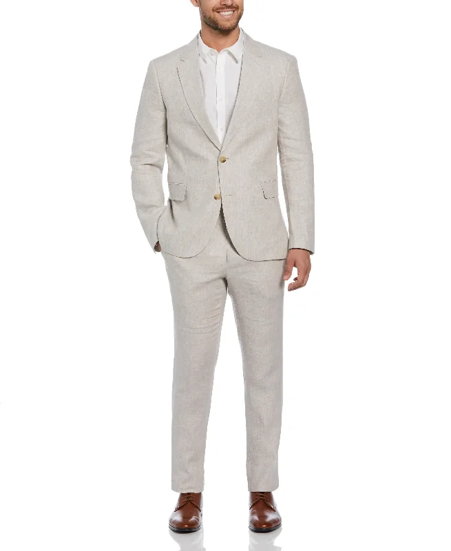 Delave Natural Linen Suit