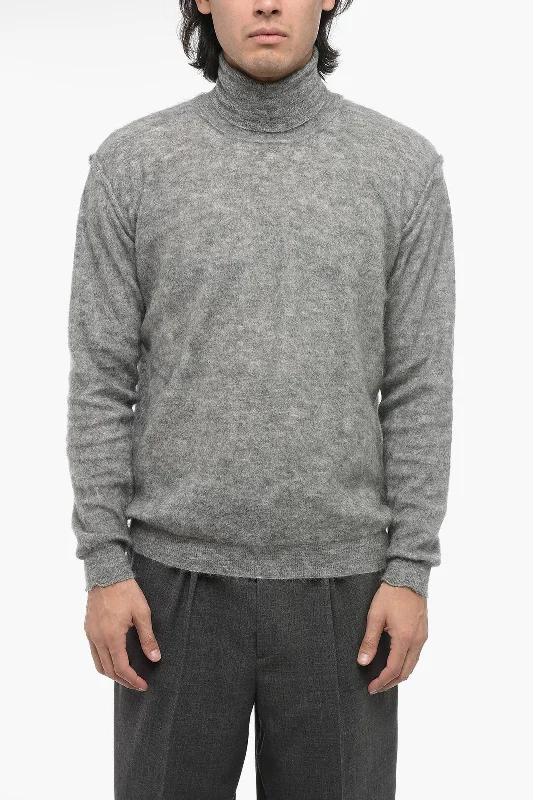 Roberto Collina Turtleneck Mohair Blend Sweater