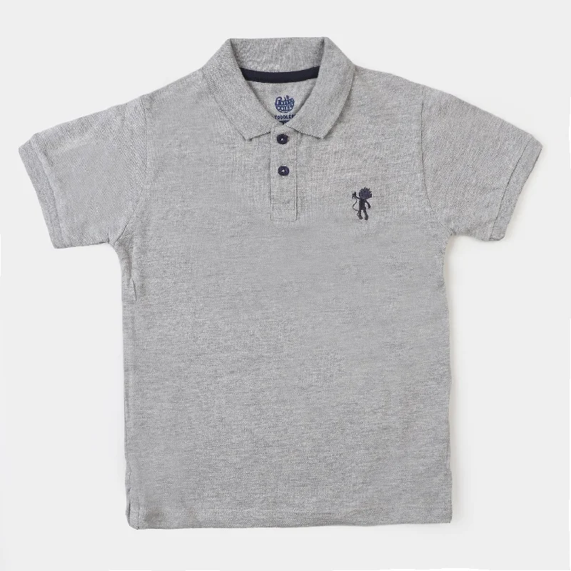 Boys Polo Basic - H-Grey