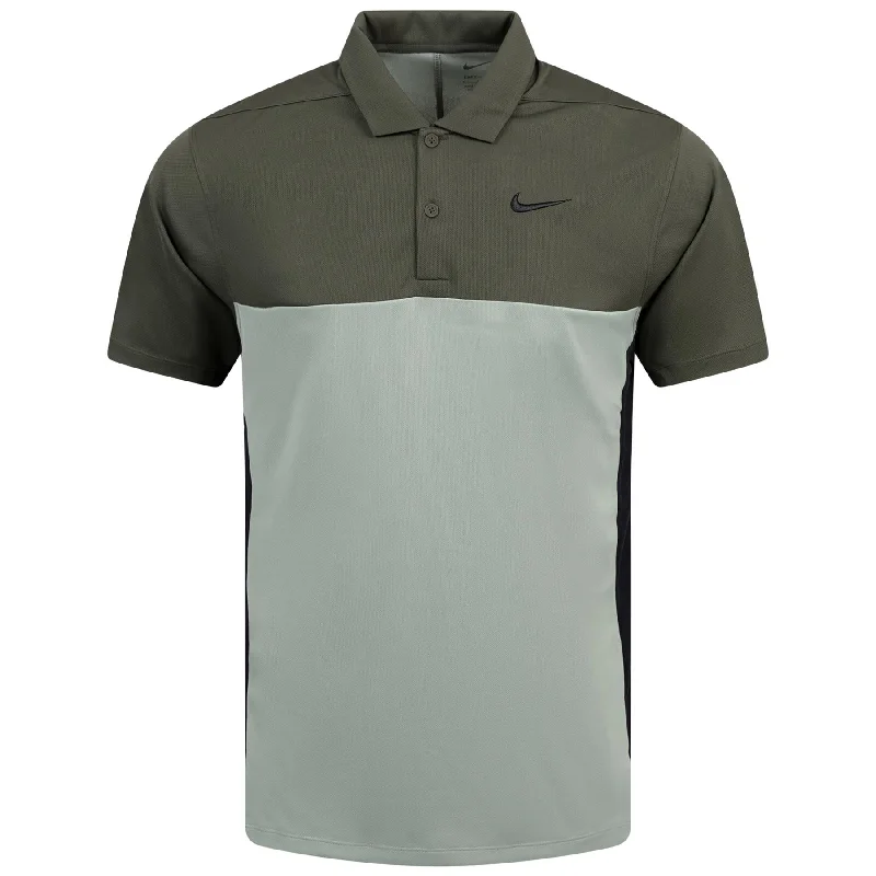 Dri-FIT Victory+ Colour Block Polo Cargo Khaki/Black - W24