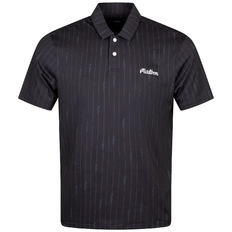 Evergreen Performance Pique Polo Black/Cool Grey - 2024