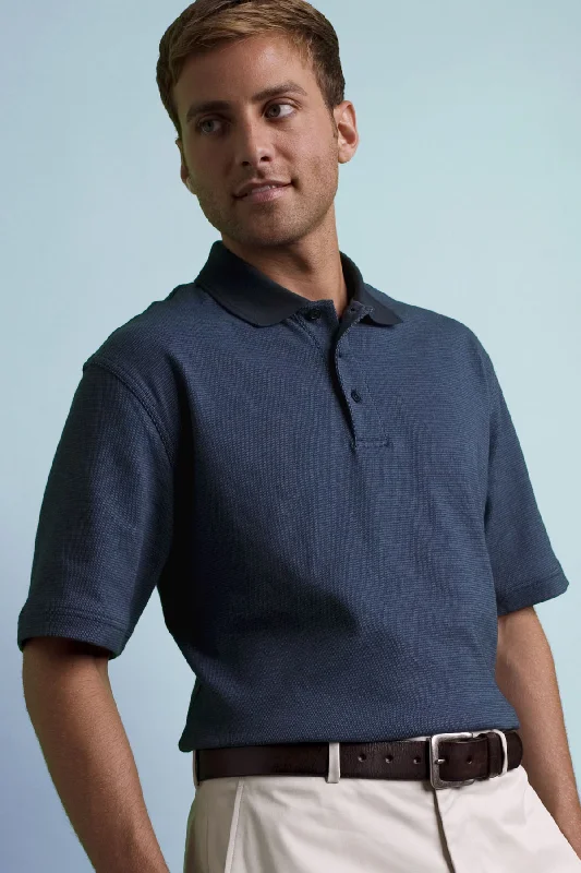 Vansport Honeycomb Jacquard Polo