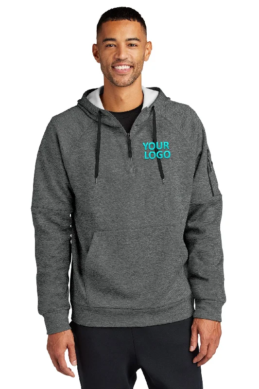 Nike Therma-FIT Pocket Fleece Custom Hoodies, Charcoal Heather