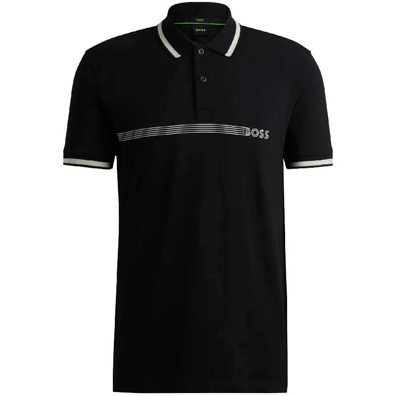 Paddy 1 Cotton Polo Black - AW24