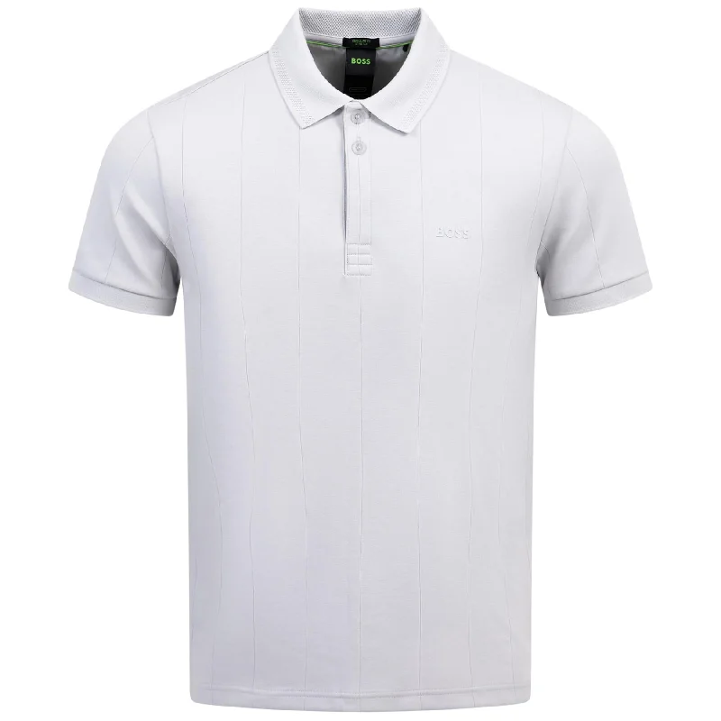 Paddy Drop Needle Polo Light Grey - SS25