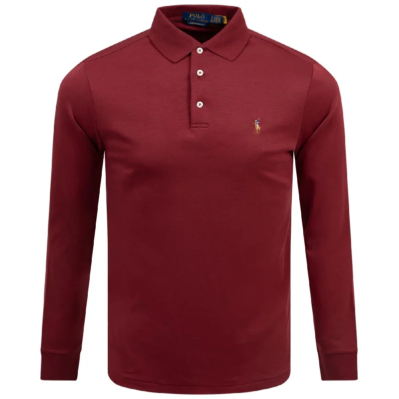 Polo Golf Slim Fit Cotton LS Polo Red Carpet - AW24