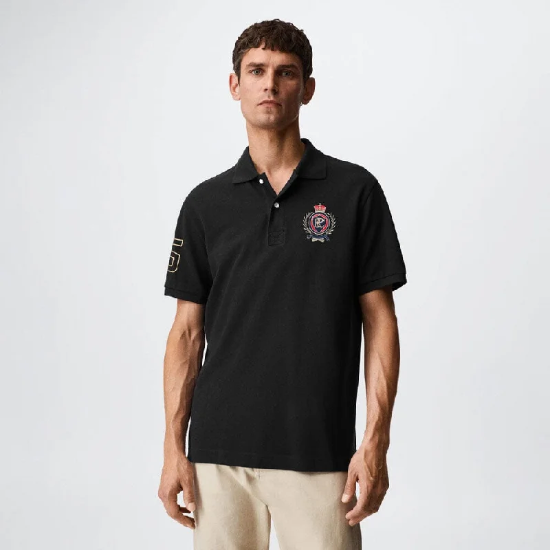 Polo Republica Men's PRC Crest & 5 Embroidered Short Sleeve Polo Shirt