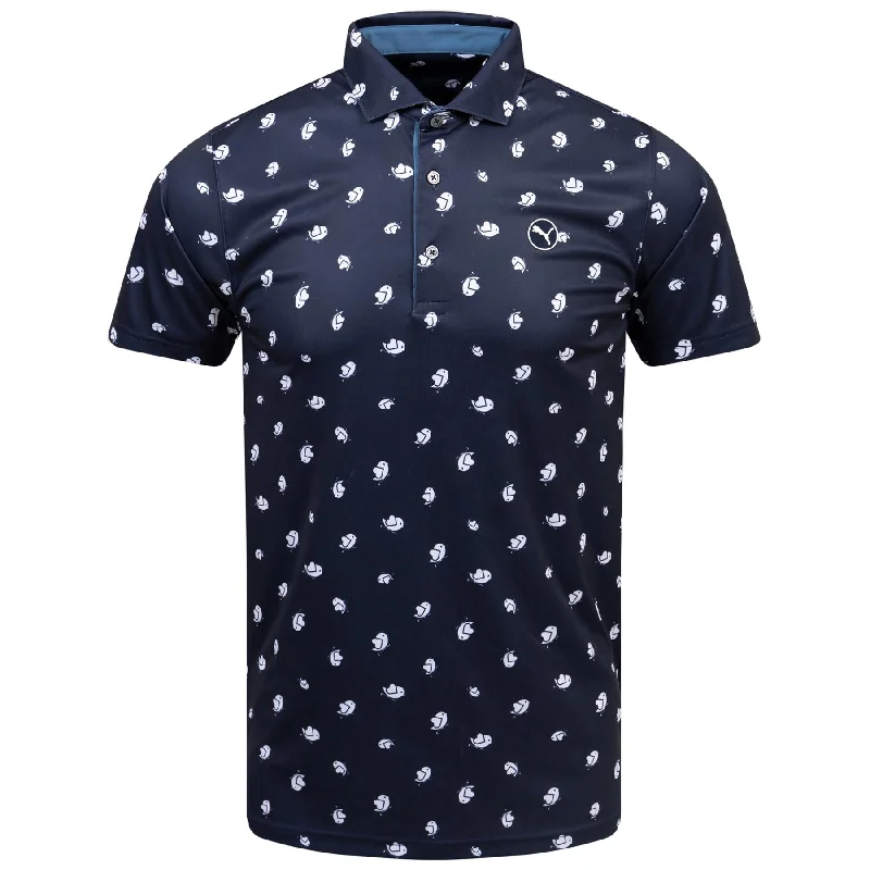 Pure Love Birdies Polo Deep Navy/White Glow - AW24