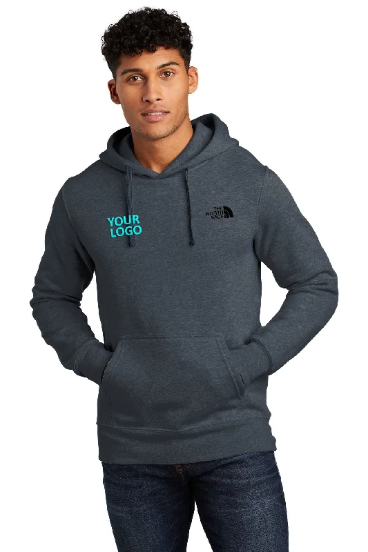 North Face Chest Logo Hoodie NF0A7V9B Urban Navy Heather