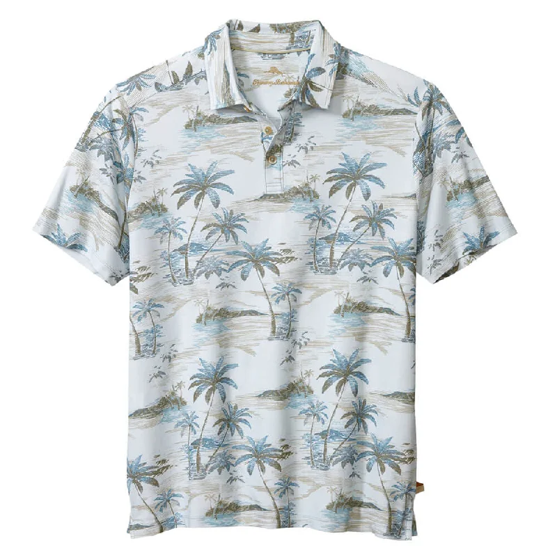 Tommy Bahama IslandZone Oceanic Oasis Polo Shirt - Sterling Blue