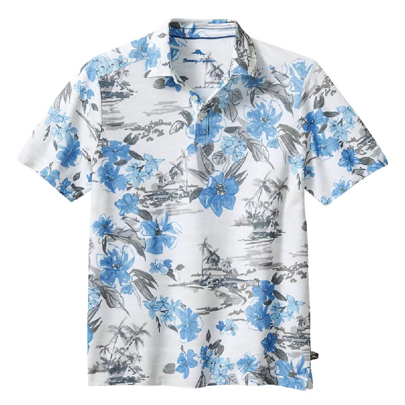 Tommy Bahama Waikiki Waves Polo Shirt - Infinity Pool